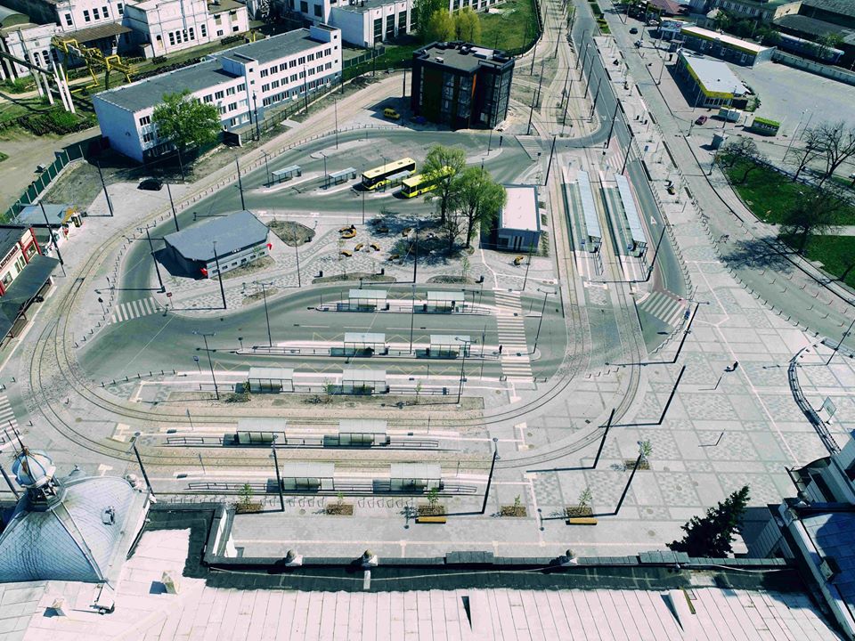 Як виглядає площа Двірцева після реконструкції. Фото: Ukrainian Urban Awards