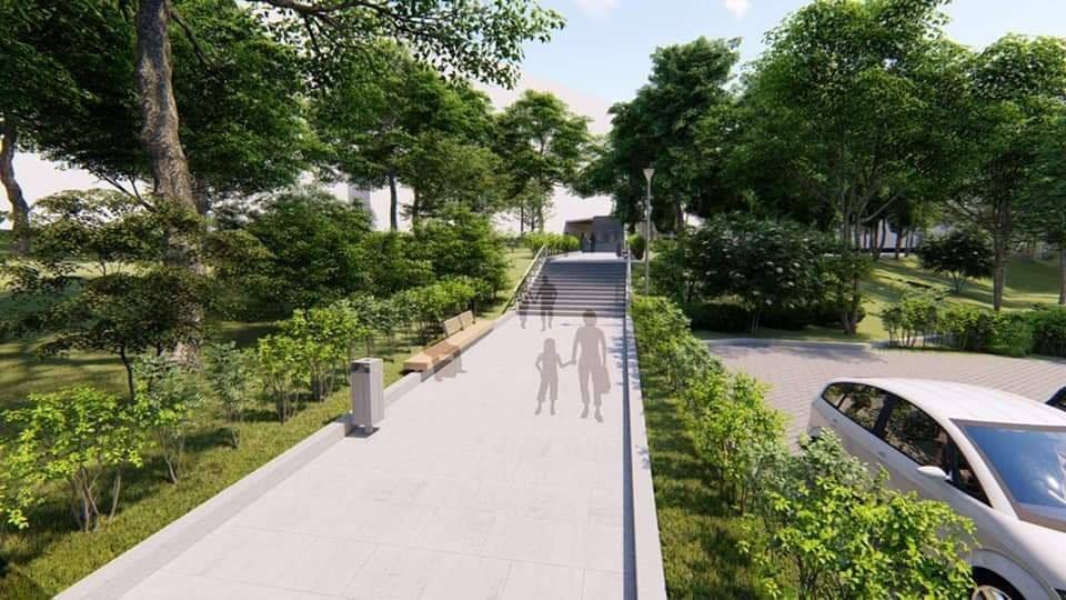 Біля лікарні на Миколайчука облаштують громадський простір. Фото: Зручне місто