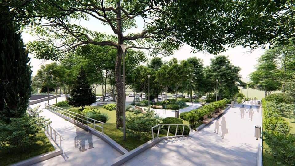 Біля лікарні на Миколайчука облаштують громадський простір. Фото: Зручне місто