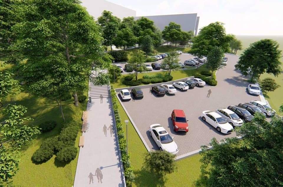 Біля лікарні на Миколайчука облаштують громадський простір. Фото: Зручне місто