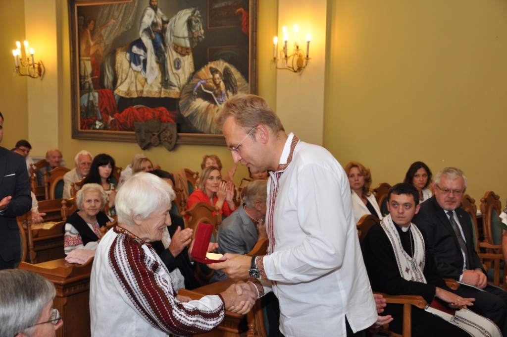 Нагородження Ірини Шуль. Фото: ЛМР