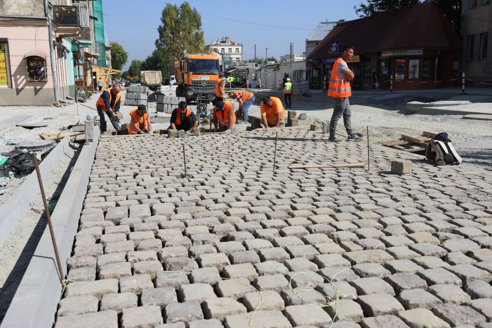 Реконструюють вулицю Богдана Хмельницького. Фото: ЛМР