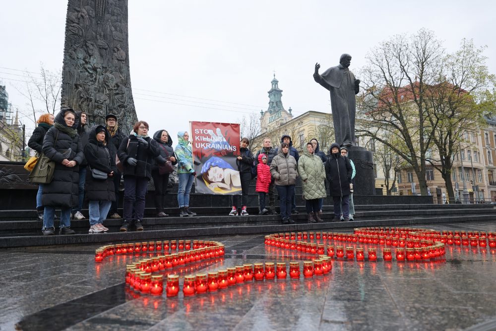 У Львові провели мовчазну акцію, присвячену пам’яті за загиблими під час війни дітьми