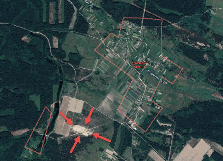 "Бродівська Сахара" на Google карті. Фото: Львів - місто натхнення 