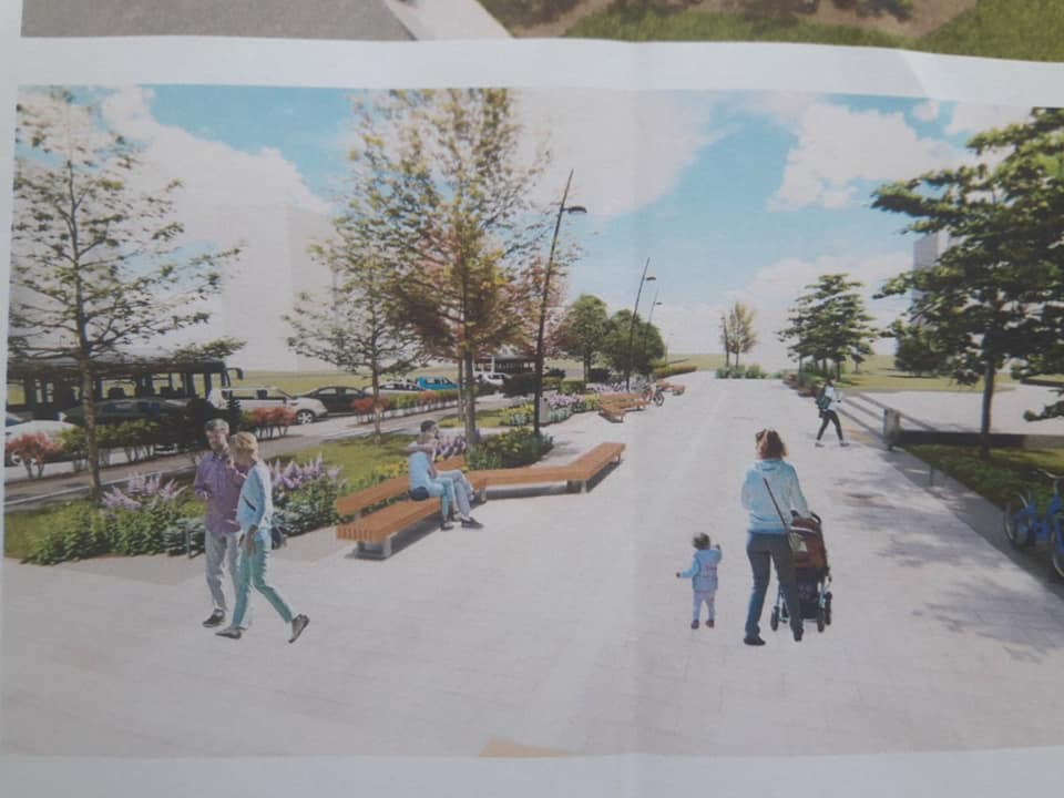 Новий громадський простір на Сихові. Візуалізація ЛМР