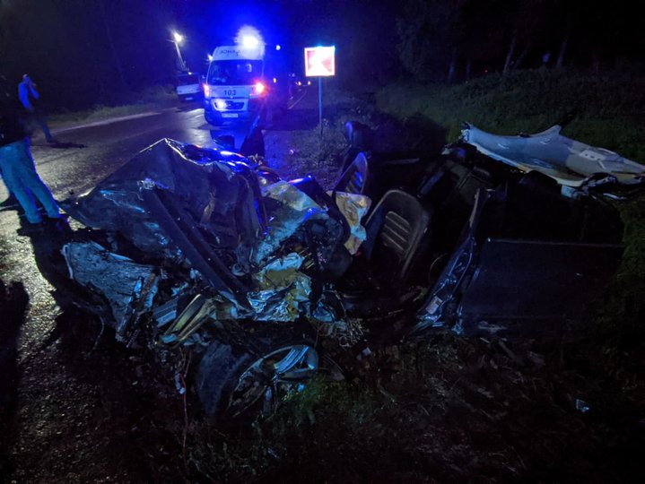 В ДТП біля Борислава загинули троє людей, ще семеро постраждали. Фото: ГУ ДСНС