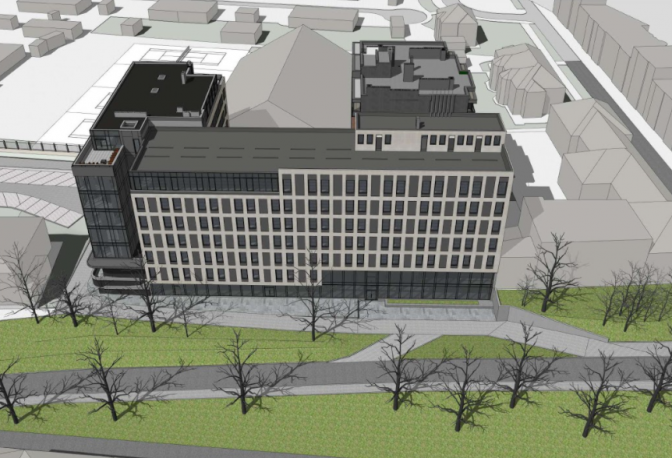 На Шота Руставелі з&rsquo;явиться готель. Візуалізація Василя Балога