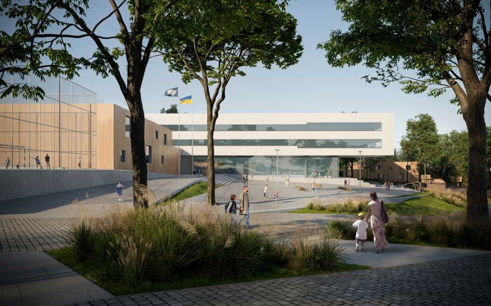 Якими будуть школа та дитсадок у мікрорайоні Під Голоском. Фото: Львівська міська рада