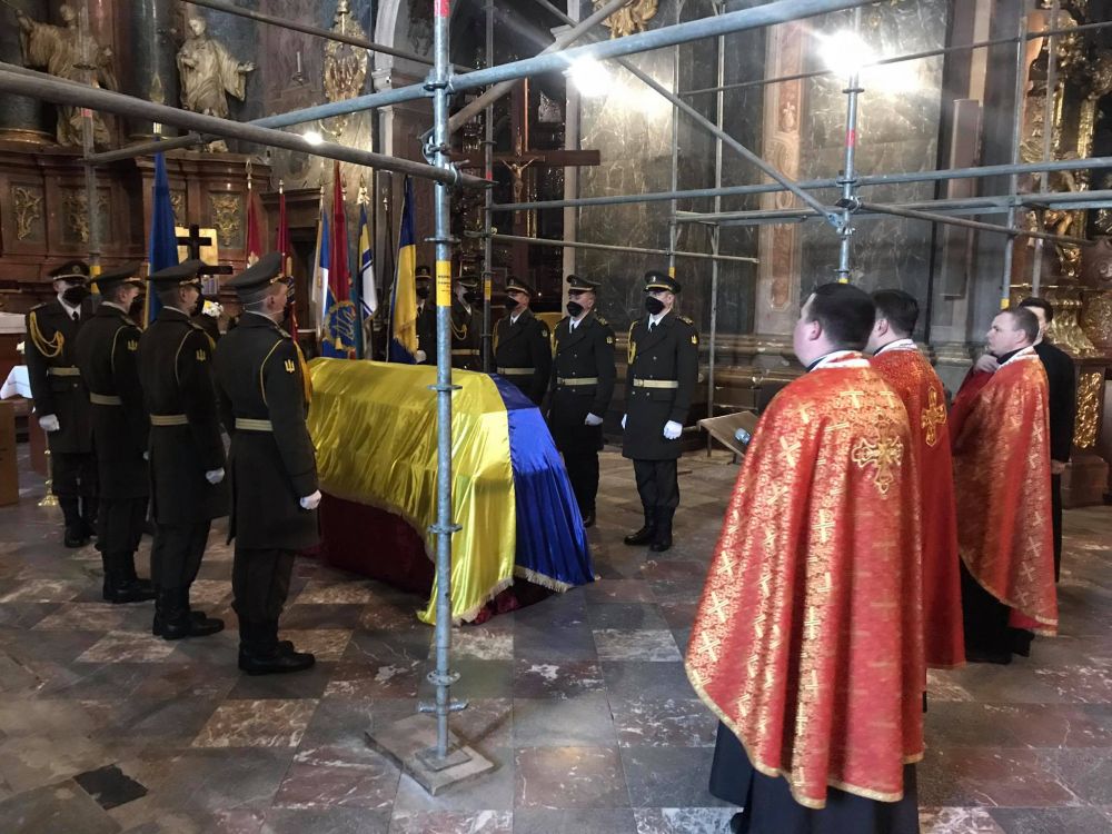 Львів попрощався із загиблим військовим Ігорем Байталою. Фото: Львівська міська рада