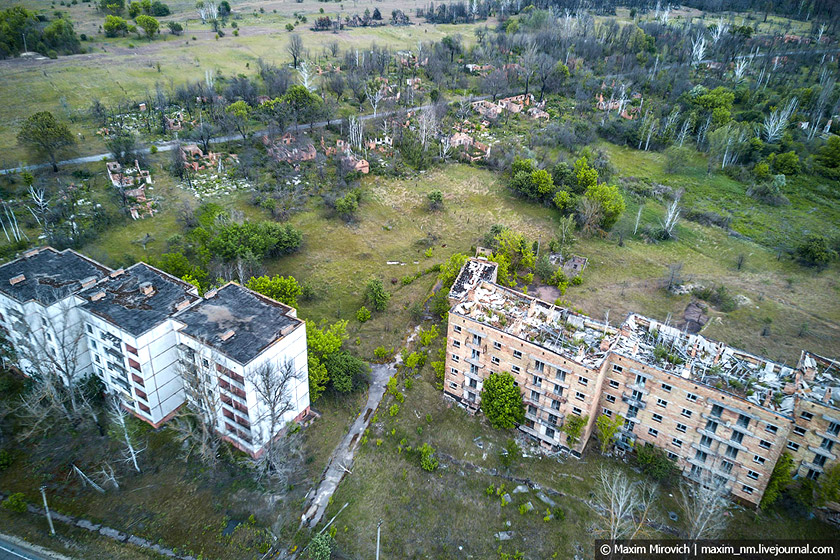 Поліське з висоти пташиного польоту (наші дні). Фото Максима Мировича