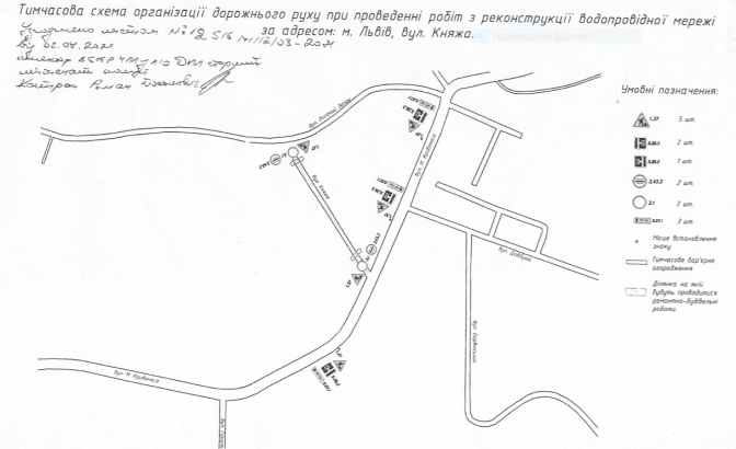 Схема об'їзду: Львівська міська рада