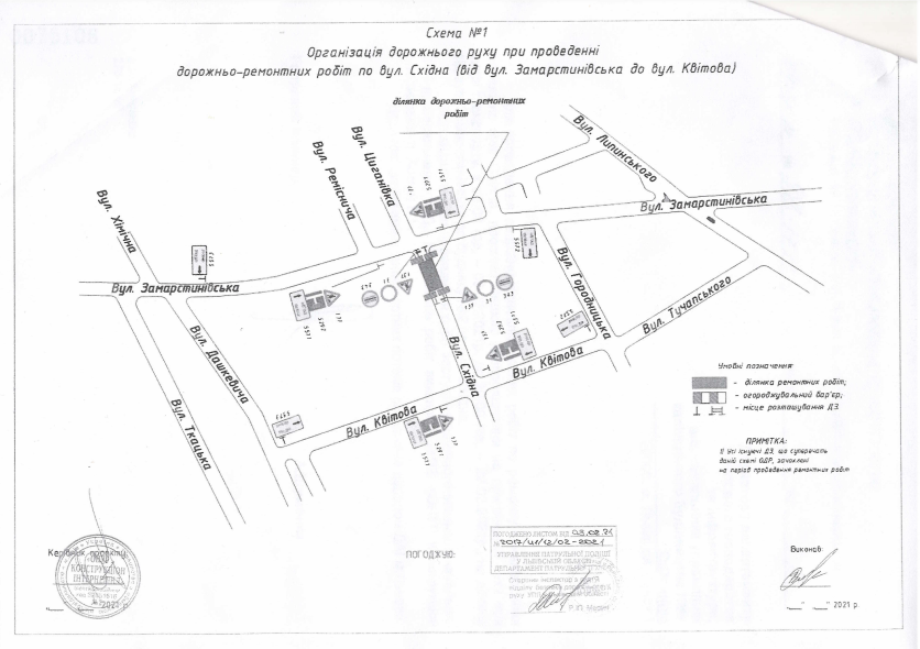 Схема об'їзду: Львівська міська рада