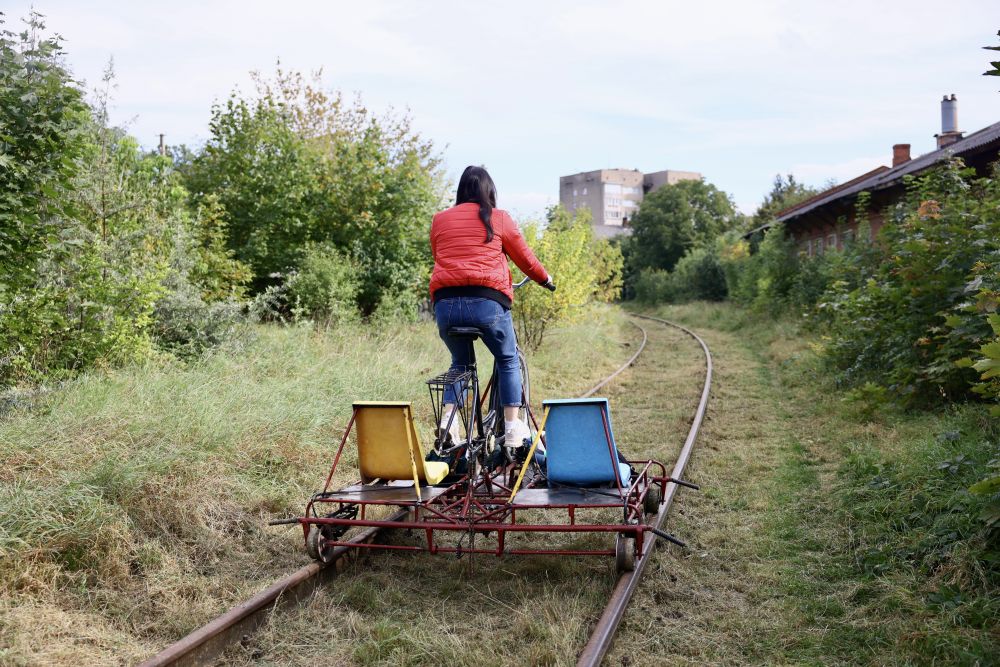 У Львові запустили велодрезину