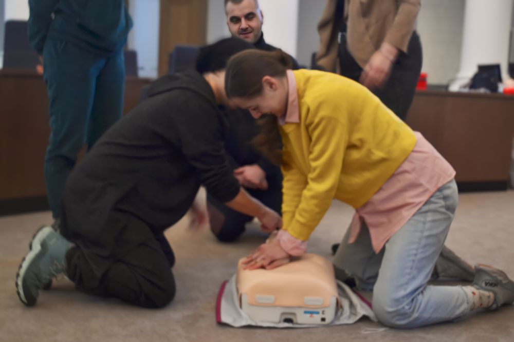 У Львові пройшли безкоштовні навчання з цивільного захисту та домедичної допомоги.