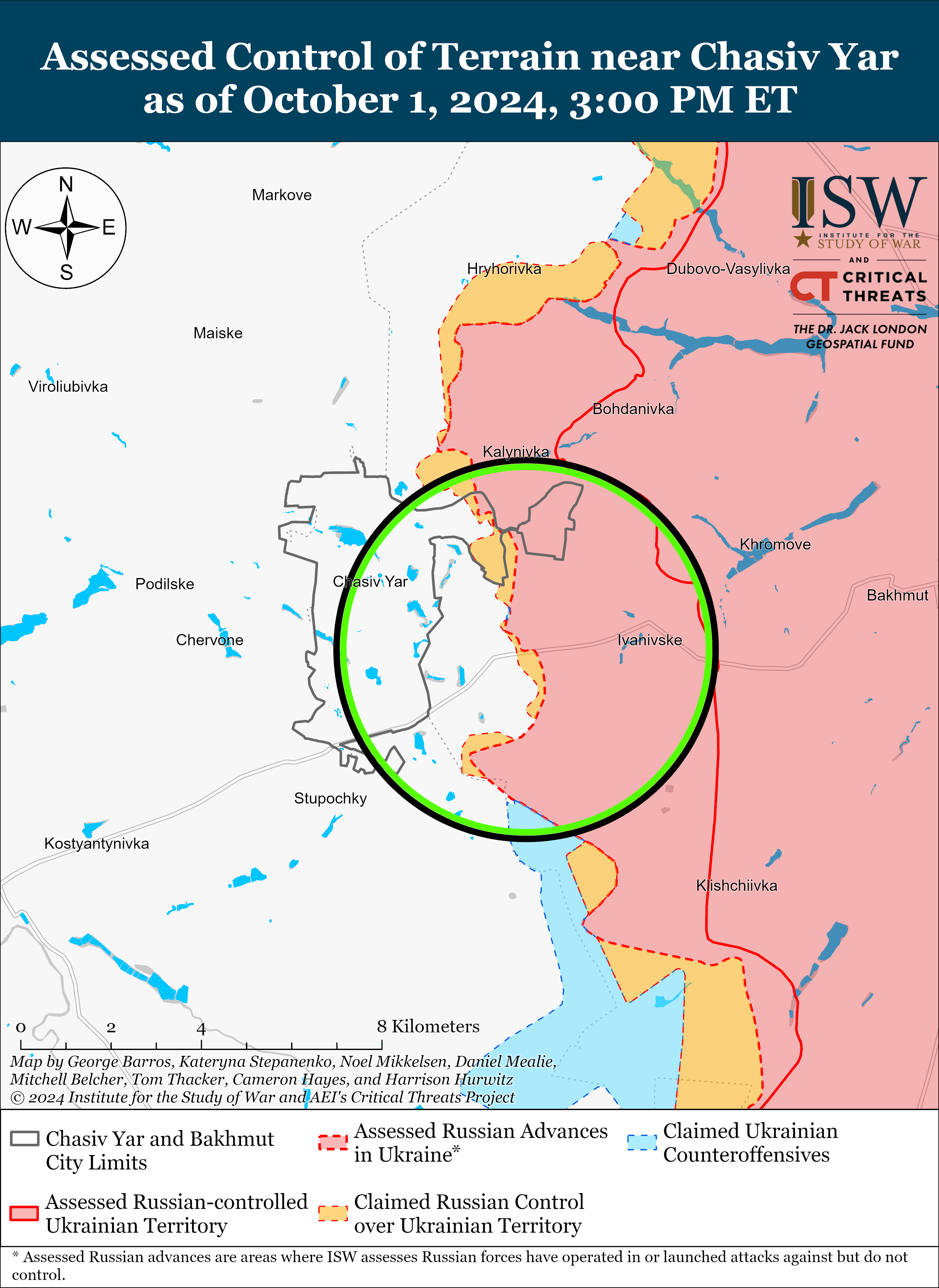 Карта бойових дій. Фото: understandingwar.org