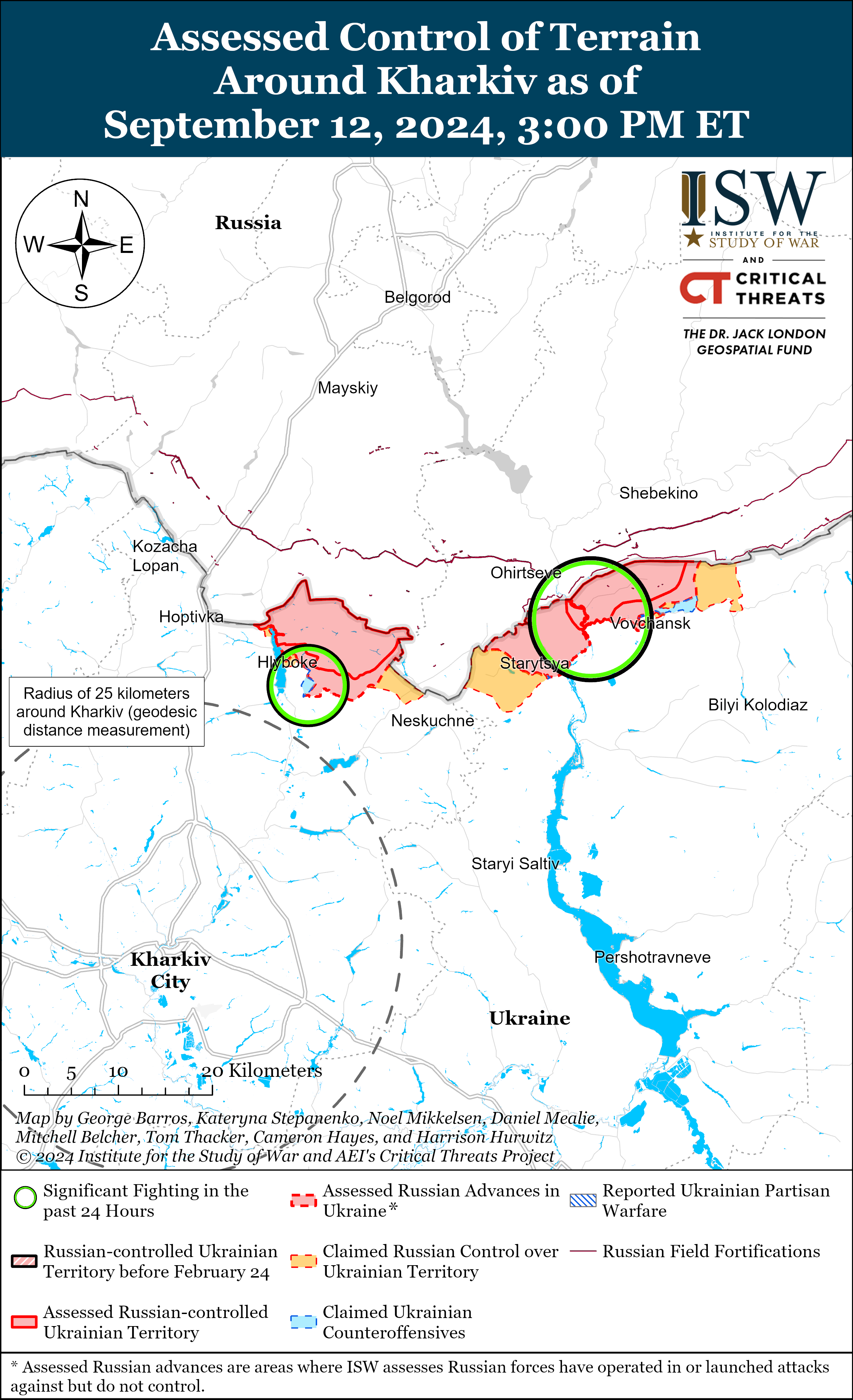 Карта бойових дій. Фото understandingwar.org 