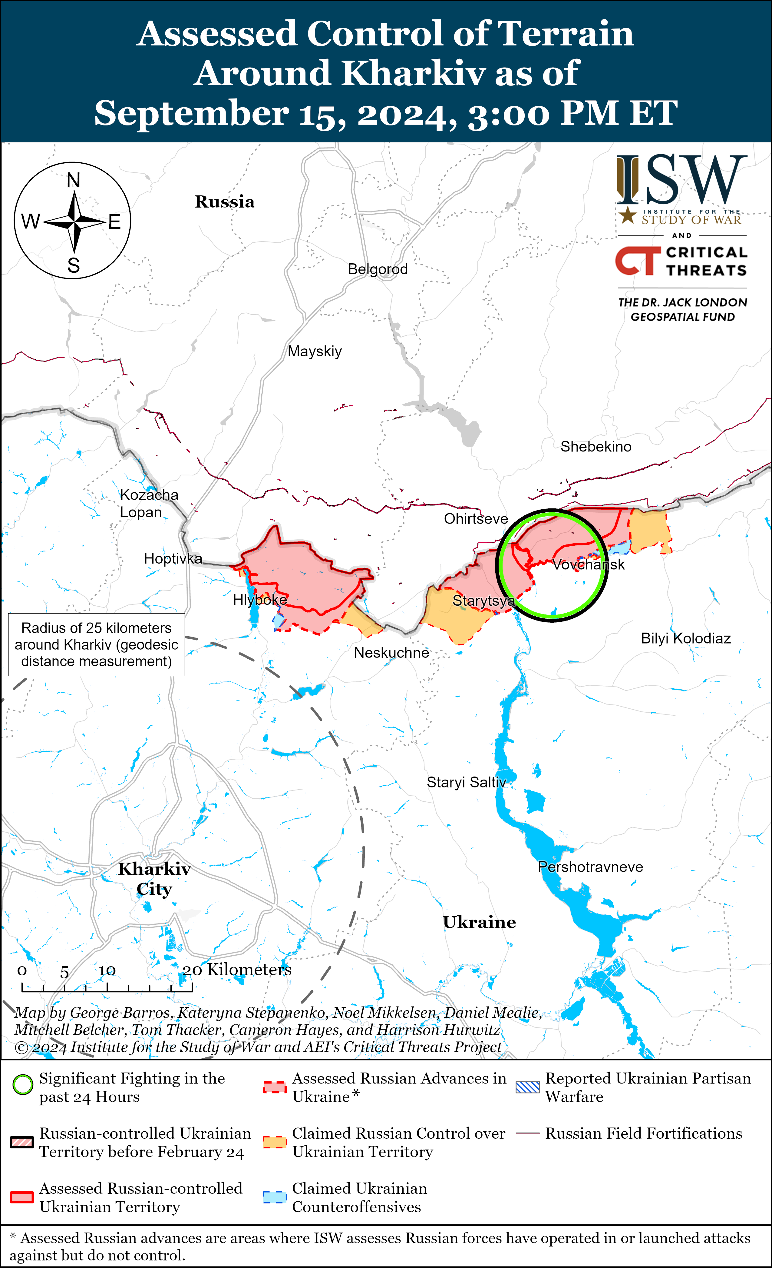  Карта бойових дій. Фото: understandingwar.org