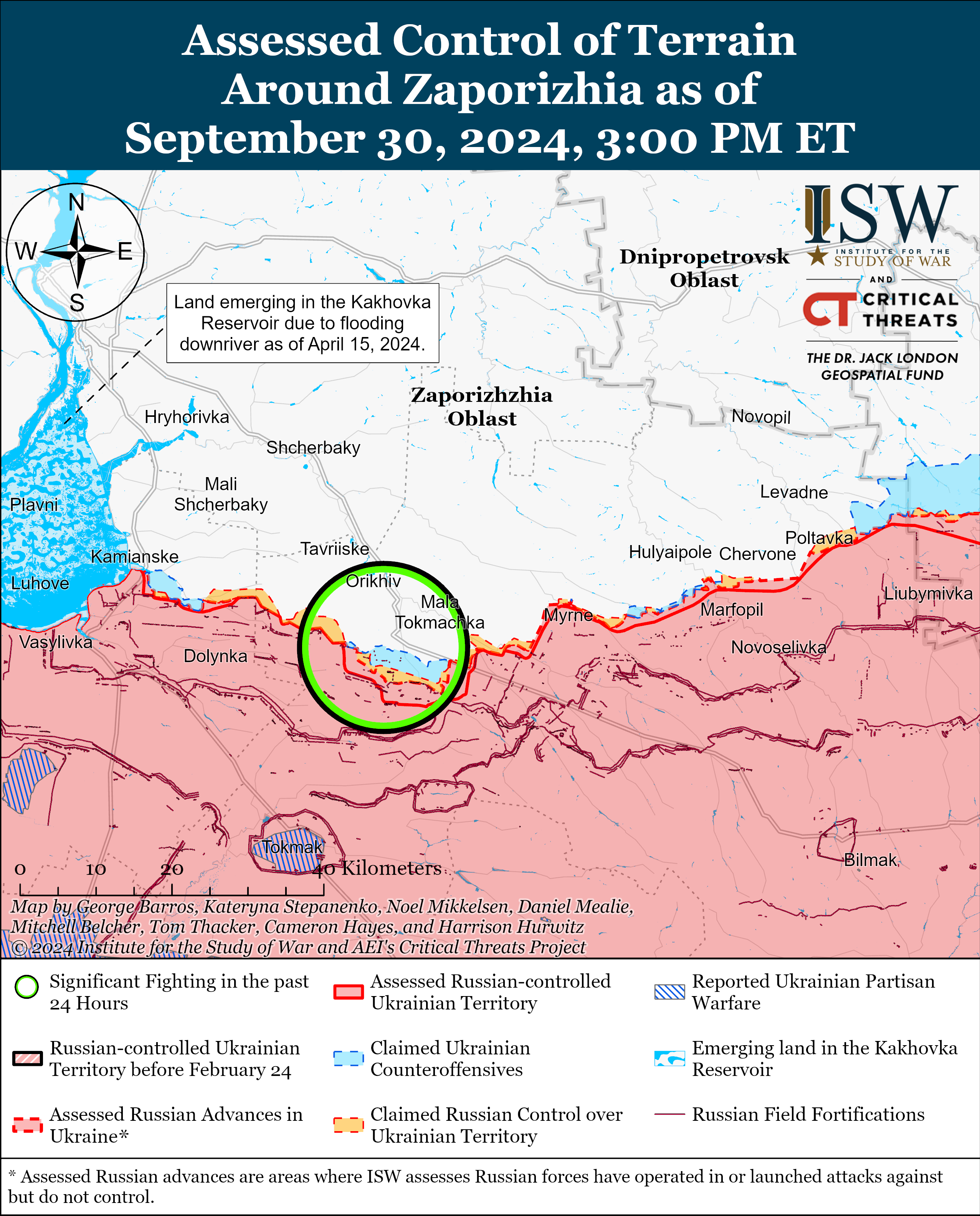 Карта бойових дій. Фото: understandingwar.org