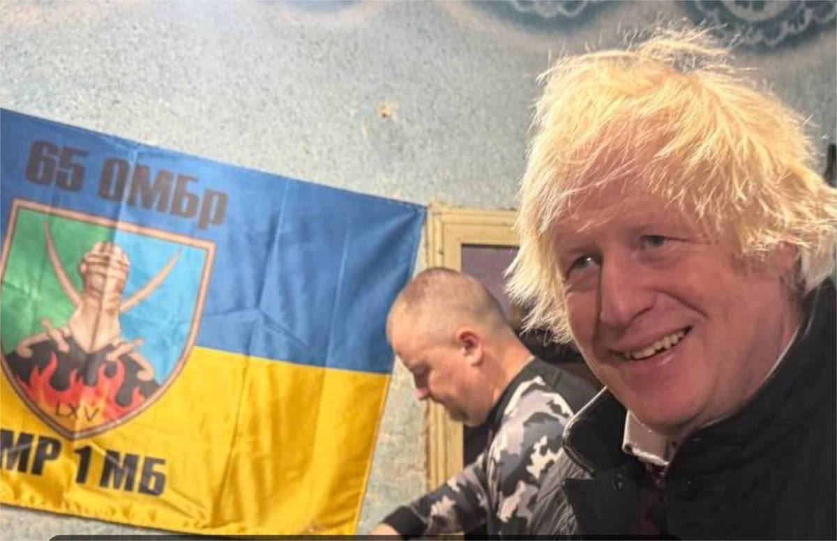 Борис Джонсон відвідав Запорізький напрямок та зустрівся з бійцями 65-ї ОМБр: що він побачив на фронті